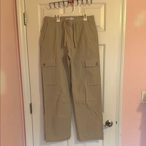 Bershka Men's Tan Cargo Pants